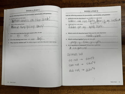 MP English Grammar Practice Student Workbook