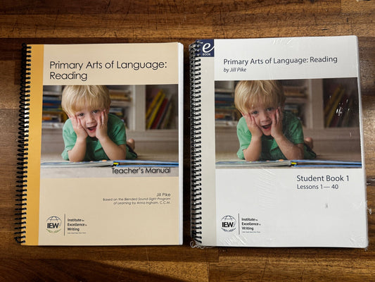IEW Primary Arts of Language (PAL) Set: TM, Student Books 1 & The Phonetic Farm