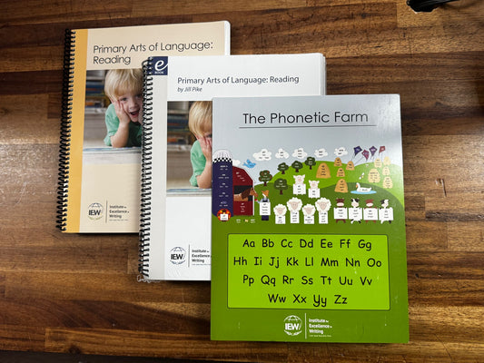IEW Primary Arts of Language (PAL) Set: TM, Student Books 1 & The Phonetic Farm
