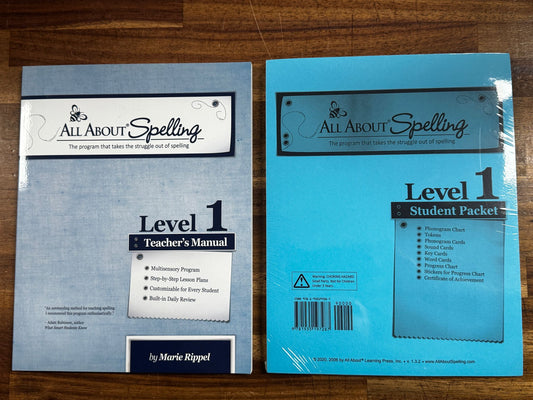 AAS Level 1 Teacher Manual, Student Packet & Interactive Kit