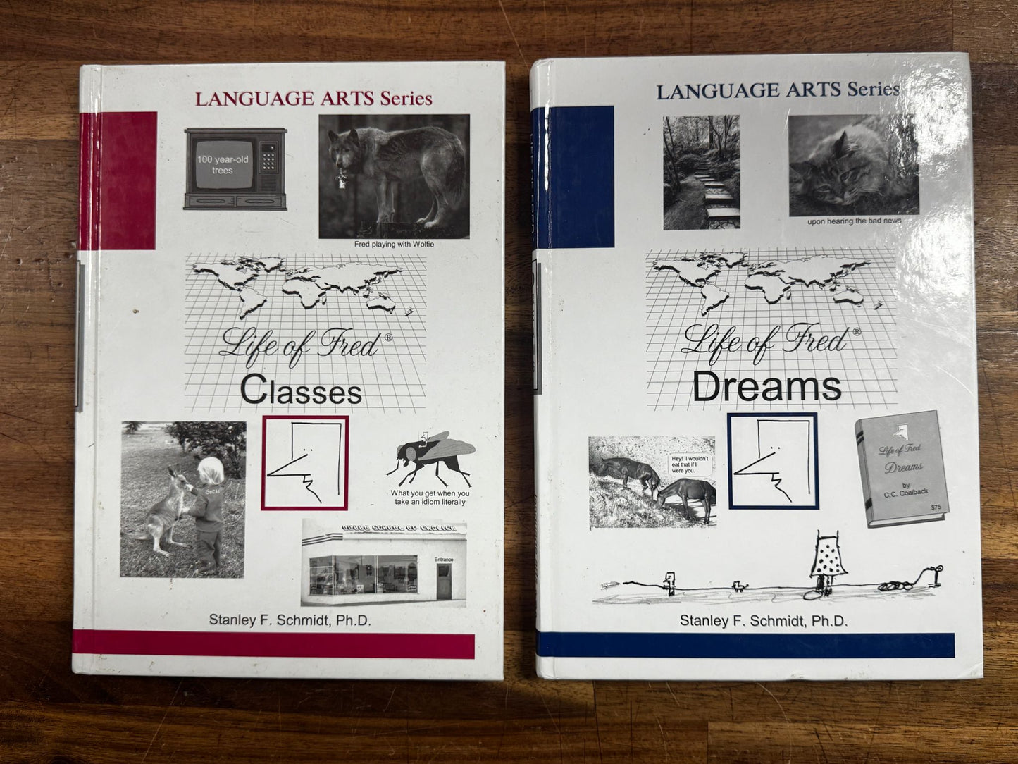 Life of Fred English Language Arts LOT of 4