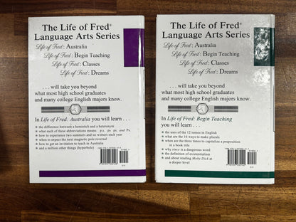 Life of Fred English Language Arts LOT of 4