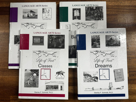 Life of Fred English Language Arts LOT of 4