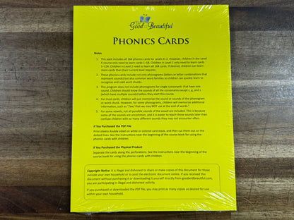 TGTB Phonics Cards – Brand New
