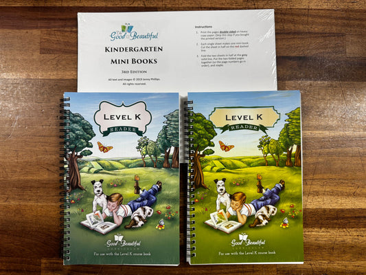 TGTB Kindergarten Mini Books (3rd Ed) & Level K Readers