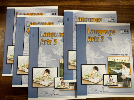 CLE Language Arts Grade 5 SET: LightUnits 501–510 & Answer Key