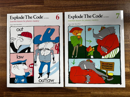 Explode the Code – Complete Set: Levels 5, 6, & 7 Workbooks
