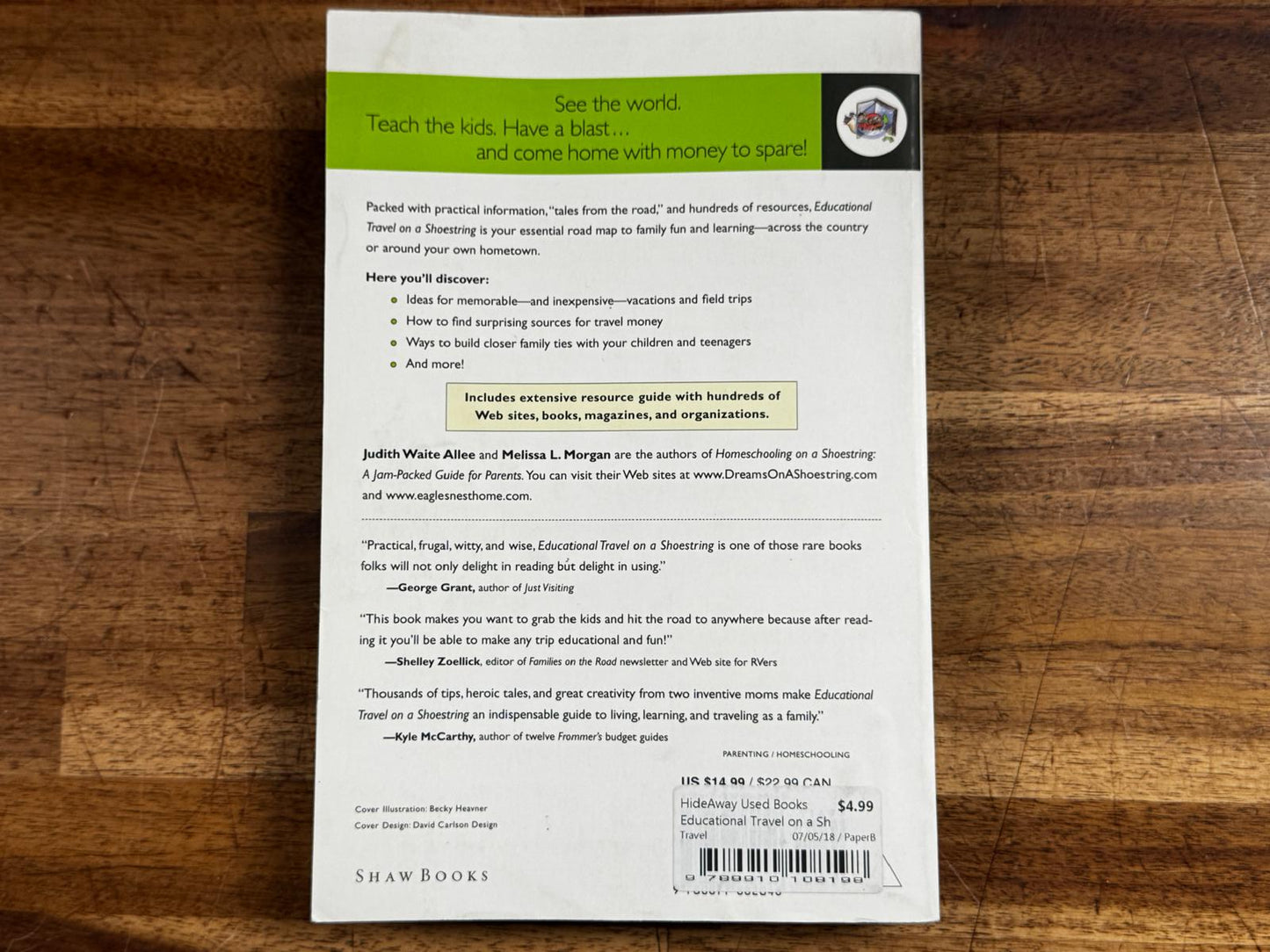 Educational Travel on a Shoestring: Frugal Family Fun & Learning Away from Home