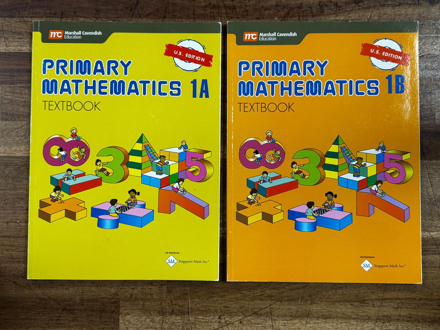 Singapore Math • Primary Mathematics Grade 1 Complete Textbook Set