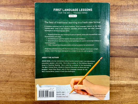 First Language Lessons for the Well-Trained Mind – Teacher Book Only