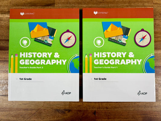 LIFEPAC History & Geography Grade 1 — Teacher’s Guide Parts 1 & 2