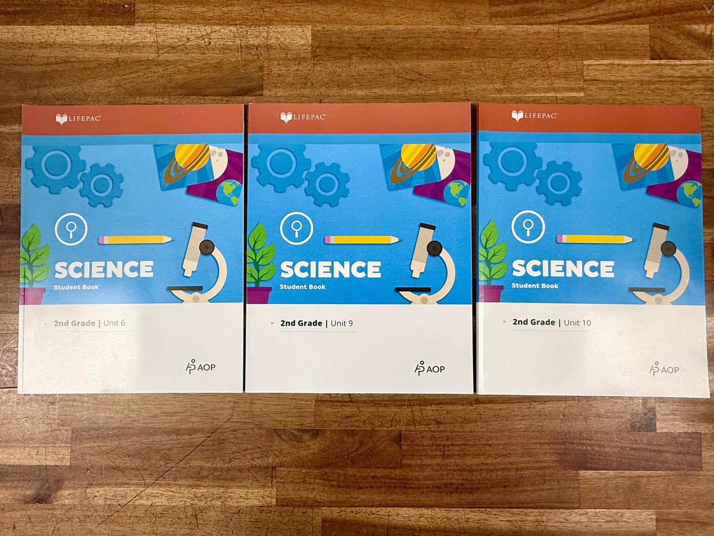 LIFEPAC Science Grade 2 Student Worktexts — Units 6, 9 & 10 Only