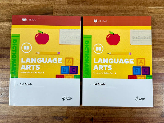 LIFEPAC Language Arts Grade 1 Set – Teacher’s Guide + Units 3–10