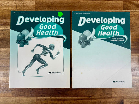 Abeka Developing Good Health 2nd Ed Tests/Worksheets & Key SET