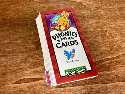 BJU Beginnings K5 Phonics and Review Cards 3rd Ed - Like New