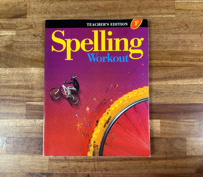 Spelling Workout – Level F Teacher’s Edition by Phillip K. Trocki