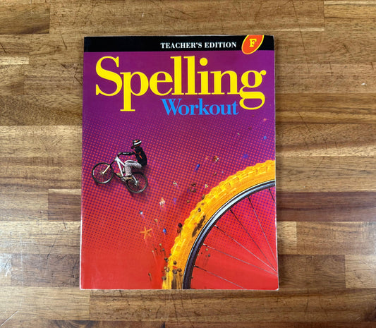Spelling Workout – Level F Teacher’s Edition by Phillip K. Trocki