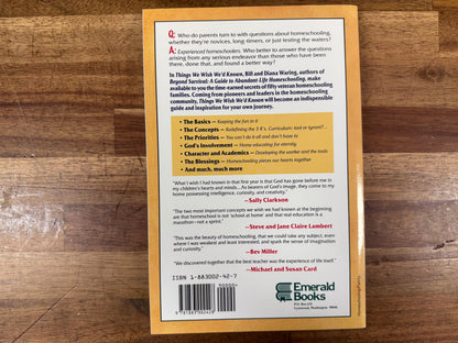 Things We Wish We’d Known: 50 Veteran Homeschoolers Share Their Experience