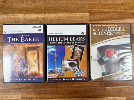 Creation Ministries International – DVD Lot of 3: Age of the Earth