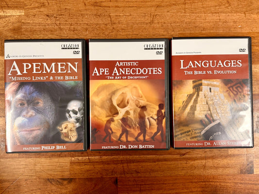 Creation Ministries International – DVD Lot of 3