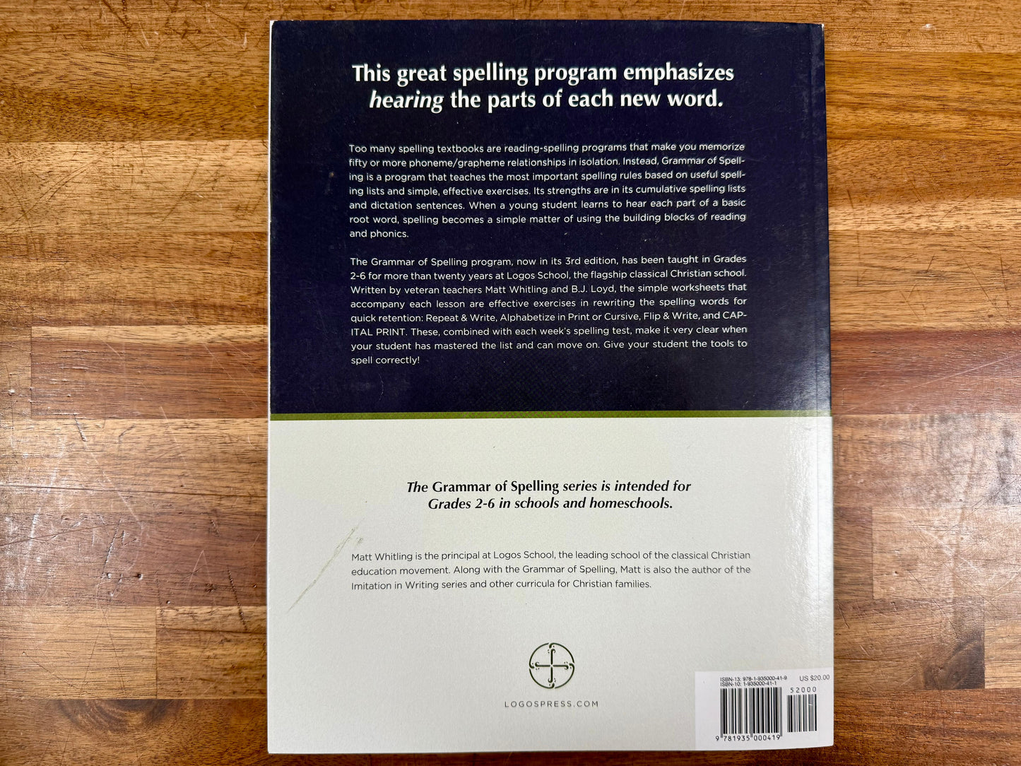 The Grammar of Spelling, 2nd Edition (Grade 5)