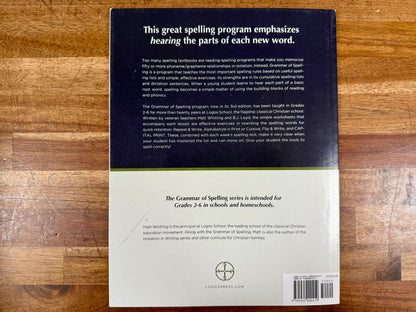 The Grammar of Spelling, 2nd Edition (Grade 5)