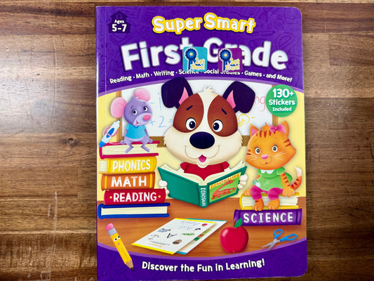 Super Smart Workbook: First Grade - Fun and Engaging Learning for Young Minds