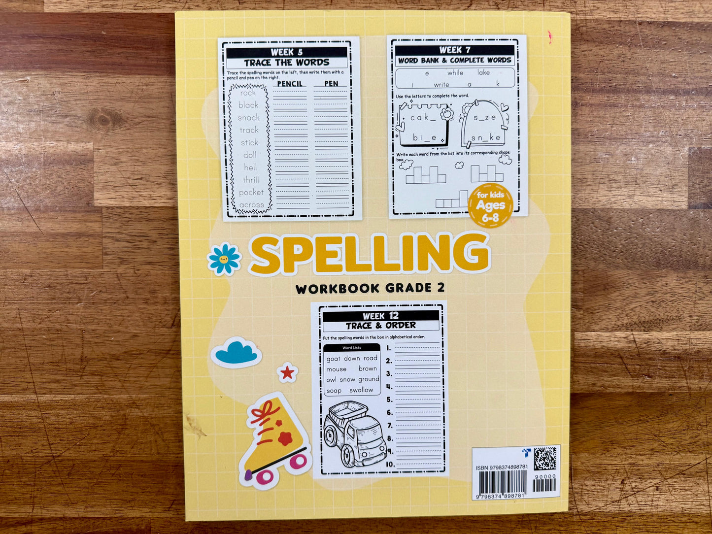 Spelling Workbook Grade 2 for Kids Ages 6-8: Fun and Effective Spelling Practice