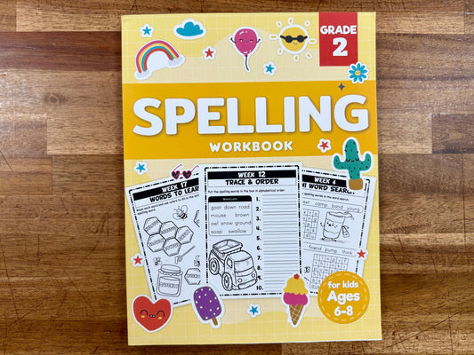 Spelling Workbook Grade 2 for Kids Ages 6-8: Fun and Effective Spelling Practice
