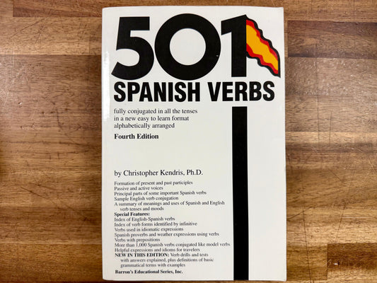 501 Spanish Verbs: The Ultimate Guide for Learning Spanish Verb Conjugations