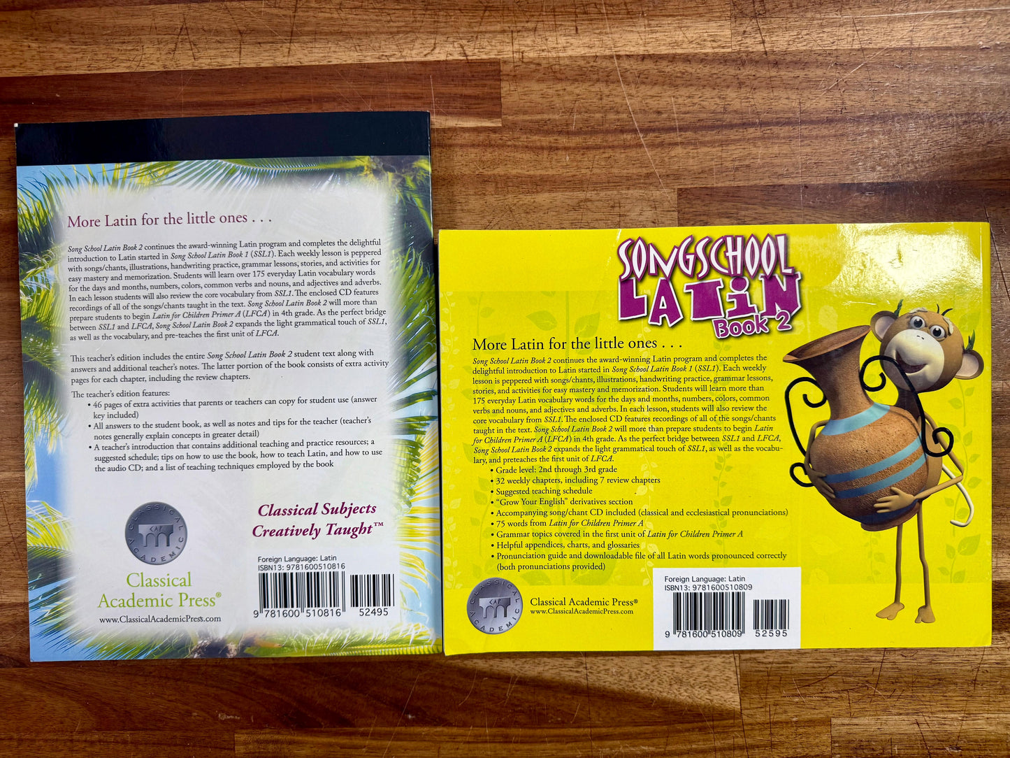 Song School Latin Book 2 SET: Workbook w/ CD + Teacher's Edition – A Fun and Engaging Approach to Latin for Young Learners