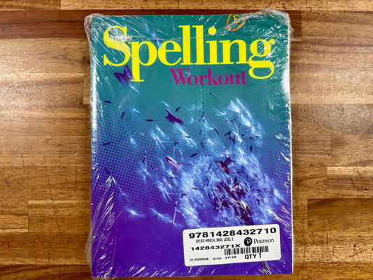 Spelling Workout Level E Teacher's Edition & Workbook NEW