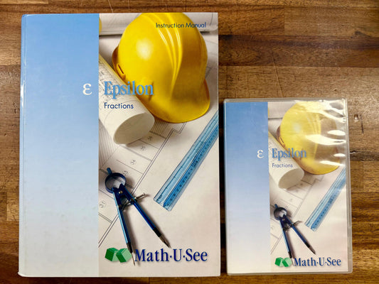 Math-U-See Epsilon Instruction Manual and DVD – 2009 Edition