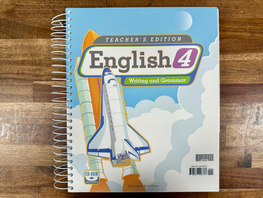 BJU English 4 Writing & Grammar Teacher’s Edition
