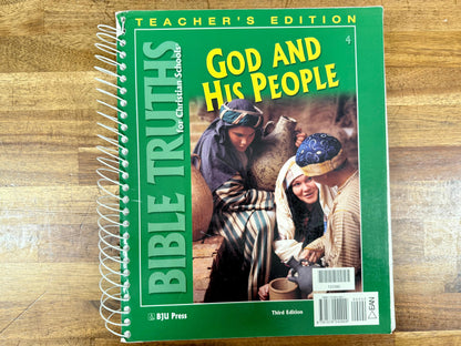 BJU Press God and His People Teacher’s Edition, 3rd Edition