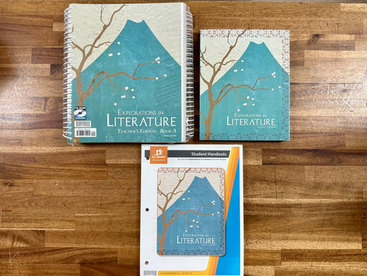 BJU Explorations in Literature 4th Ed Text, TE, & Handouts SET
