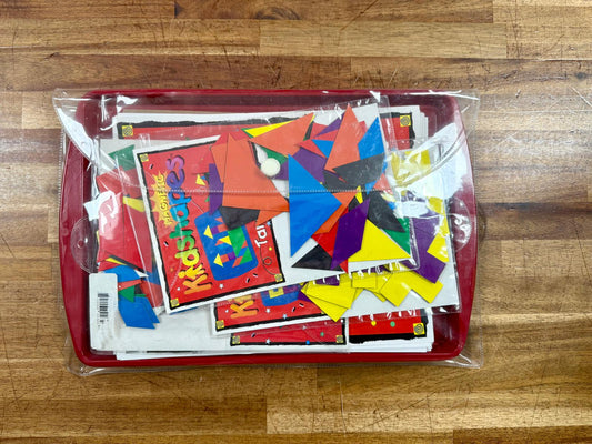 Magnetic Kidshapes + Reproducible Kidshapes Activity Books SET: Pentominoes, Tangrams, Pattern Blocks