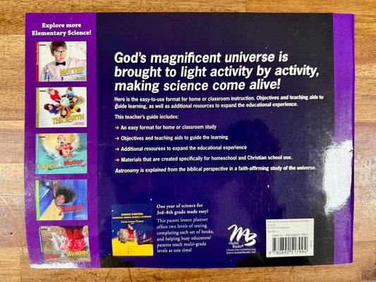 The Universe (Teacher’s Guide): From Comets to Constellations – Master Books LIKE NEW