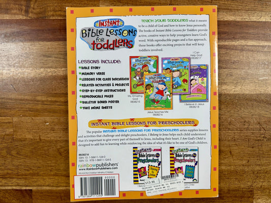 Instant Bible Lessons for Toddlers
