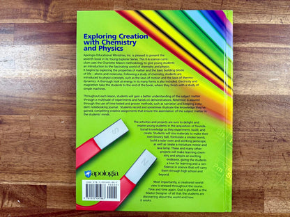 Apologia Exploring Creation w Chemistry Textbook