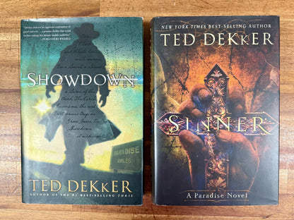 Ted Dekker Book Lot of 2: Sinner & Showdown – Mystery, Thriller, Suspense