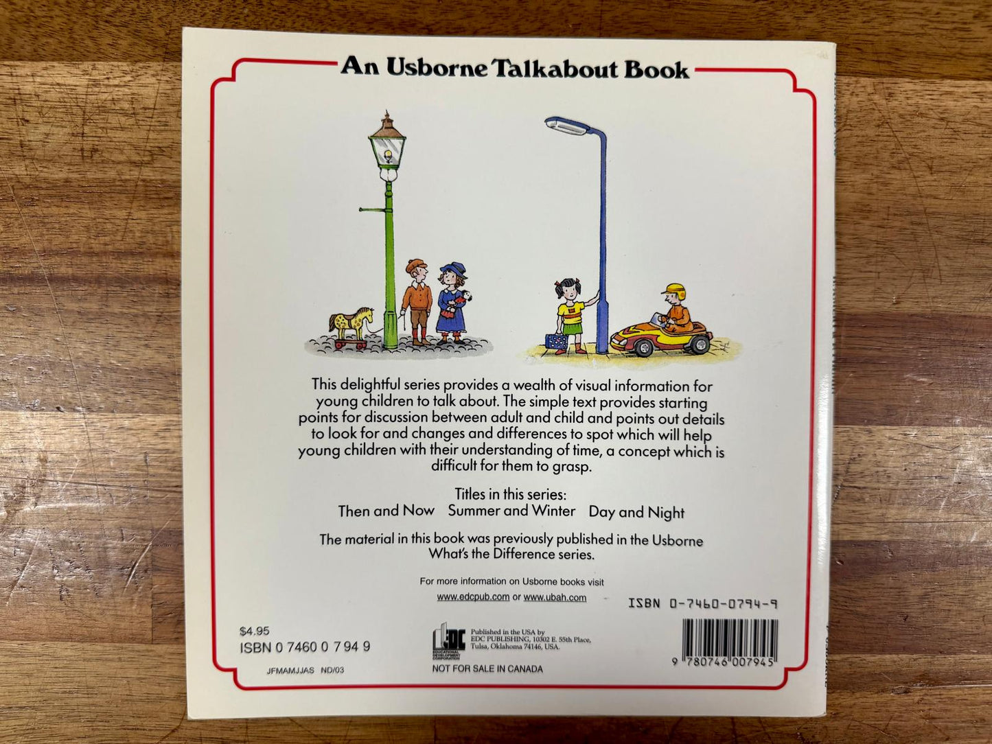 Then and Now (Usborne Talkabout Books) – Heather Amery