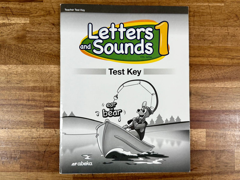Key Availability Test Abeka Letters and Sounds 1 5th Edition Teacher Test Key – First Homeschool