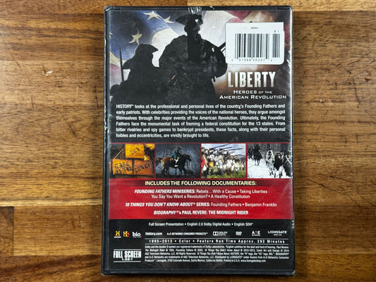 History Channel Liberty Heroes of the American Revolution DVD