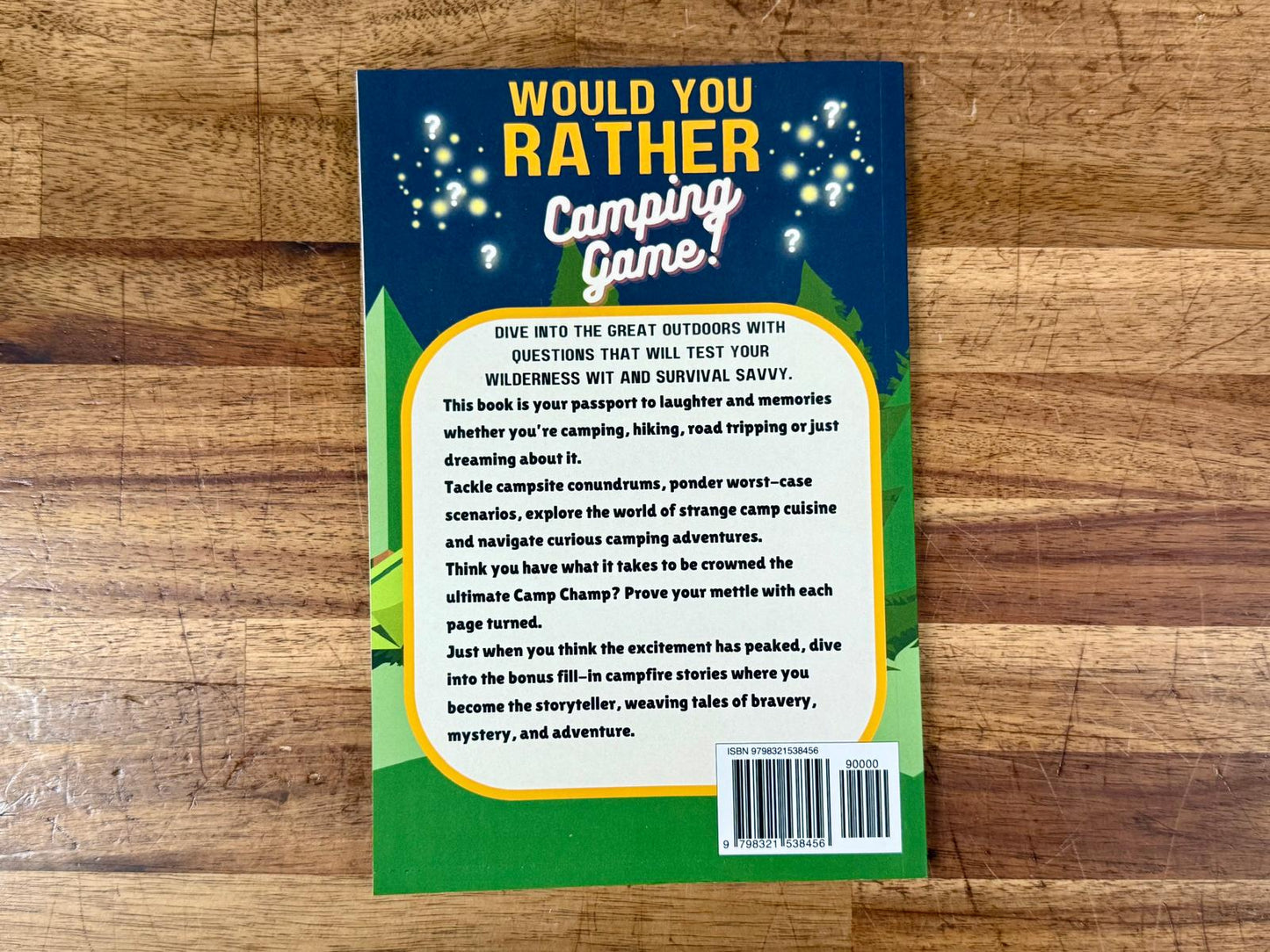 Would You Rather Camping Game - Like New