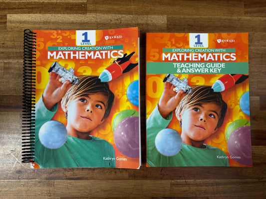 Apologia Exploring Ceation with Mathematics Level 1 SET