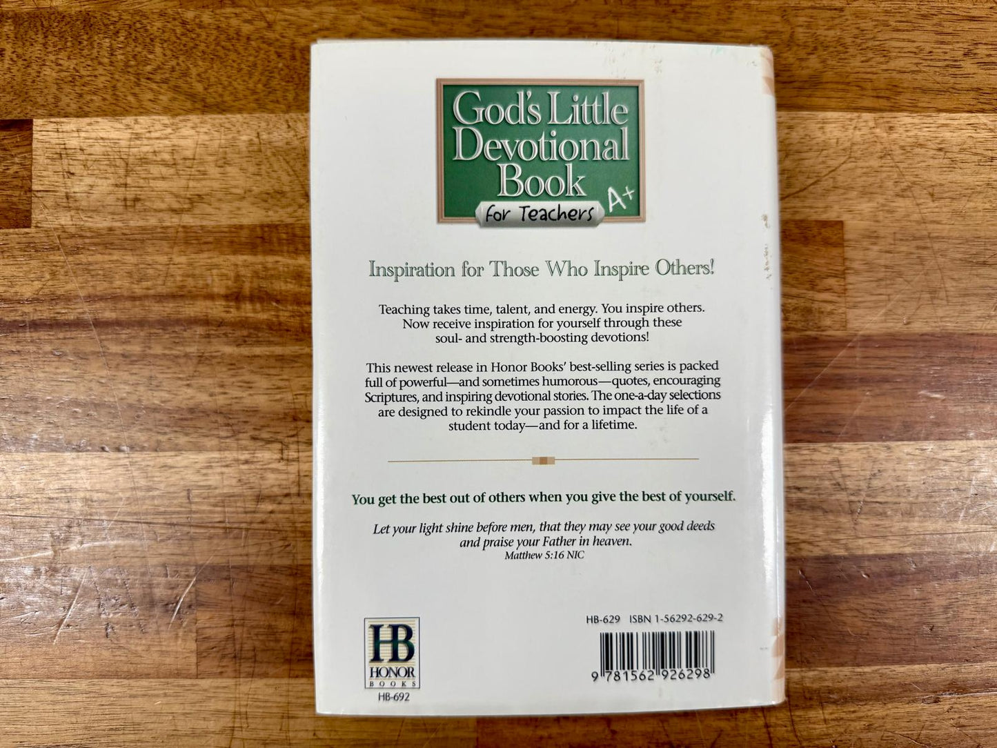 God's Little Devotional Book for Teachers