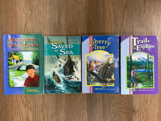 Abeka Grade 4 Readers – Lot of 4