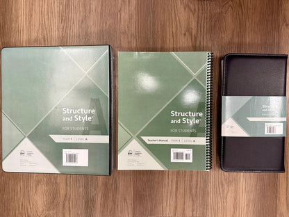 IEW Structure and Style for Students – Year 1 Level A (Full Set)