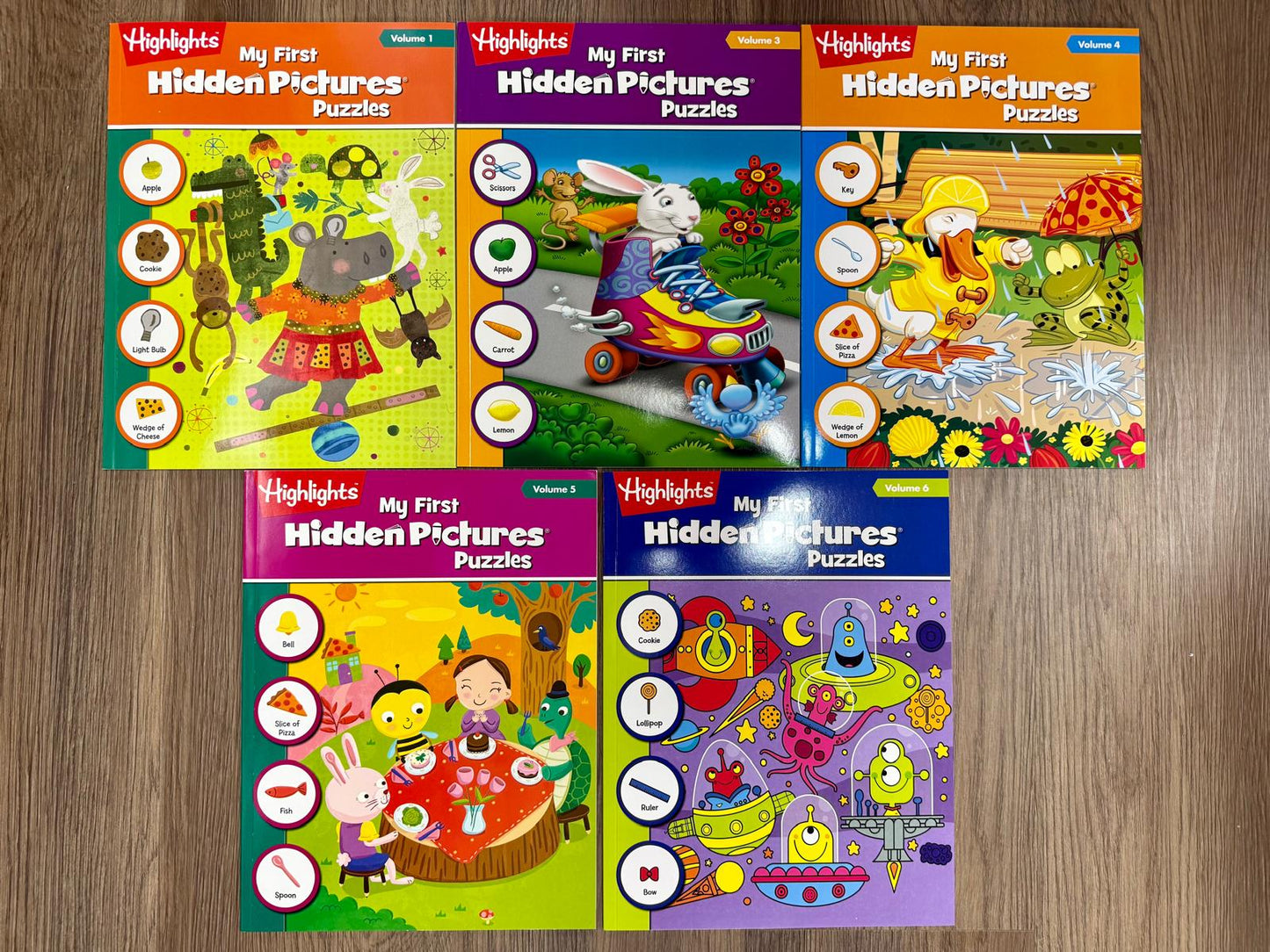 My First Hidden Pictures Puzzles – Ages 3–6 (Set, Missing Vol. 2 & Poster)